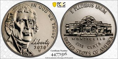 2020-W 5C Reverse Proof PR68