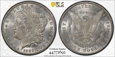 1881-CC $1 MS62