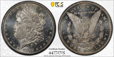 1878-CC $1 MS62PL