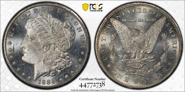 1884-CC $1 MS63