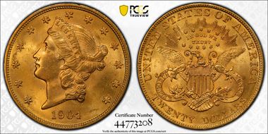 1904 $20 MS64