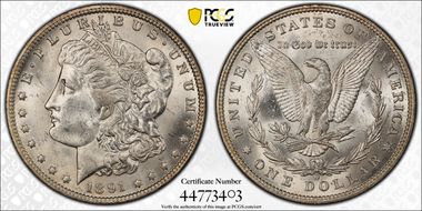 1891-O $1 MS62