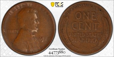 1922 No D 1C Strong Reverse VF25BN