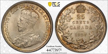 1927 25C MS65