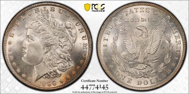 1896 $1 MS65+