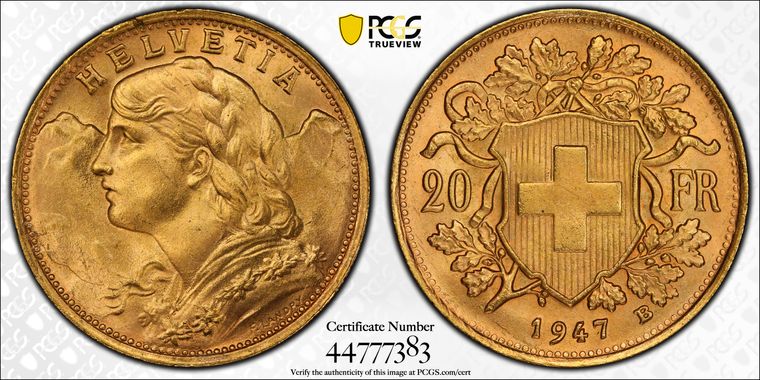 Cert 44777383 - Coin Image