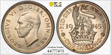 1945 Shil S-4082 English Rev MS64