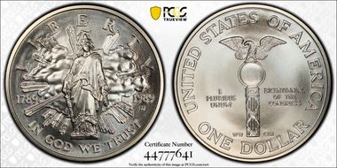 1989-D $1 Congress MS69