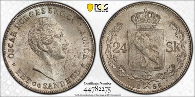 1855 24 Sk MS63