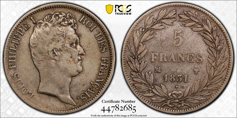 Cert 44782685 - Coin Image