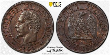 1853-A 1C Gad-86 F-102 MS63BN