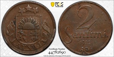 1922 2 San KM-2 AU50BN