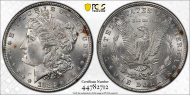 1882 $1 MS64