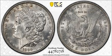 1890 $1 MS63