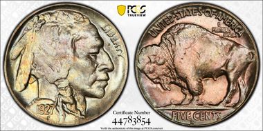 1927-D 5C MS65