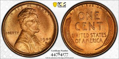 1909-S VDB 1C MS66RD