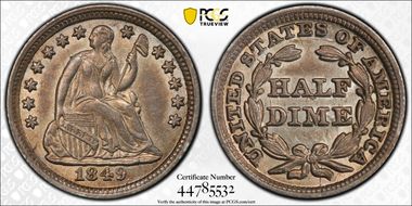 1849/6 H10C Overdate, FS-302 AU55