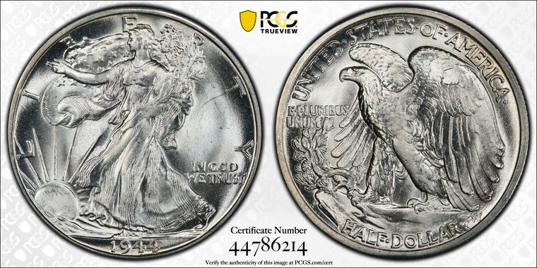 Cert 44786214 - Coin Image