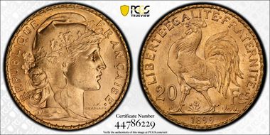 1899 20 Fr Gad-1064 F-534 MS64
