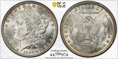 1884-O $1 MS67