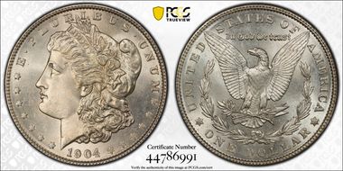 1904 $1 MS66