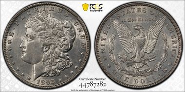 1893 $1 AU53