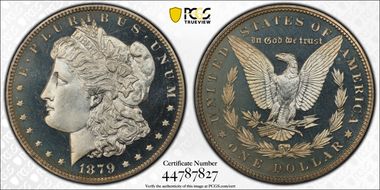 1879 $1 PR66+ DCAM
