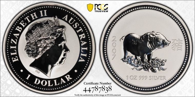 Cert 44787838 - Coin Image