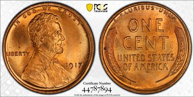1917 1C MS65RD