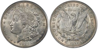 1921-D $1 MS63