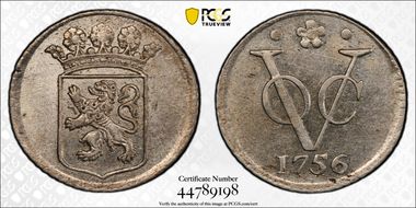 1756-VOC Duit Ag Presentation SP58
