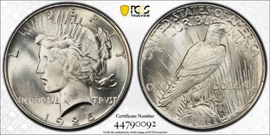 1925 $1 MS65