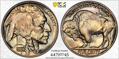 1938-D 5C Buffalo MS66