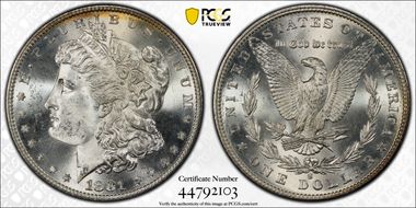 1881-S $1 MS65