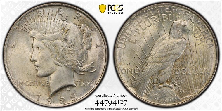 Cert 44794127 - Coin Image