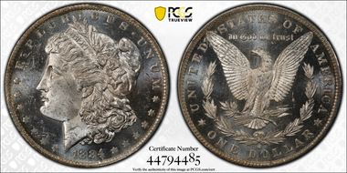 1884-O $1 MS63DMPL