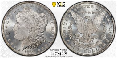 1881-CC $1 GSA Hoard MS64