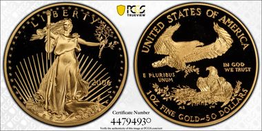2006-W $50 Eagle-20th Anniversary PR69DCAM