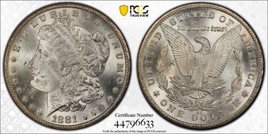 1881-CC $1 MS63