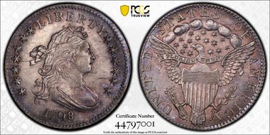 1798/7 10C 16 Star Reverse MS64