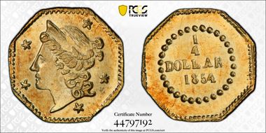 1854 G25C BG-105 MS67