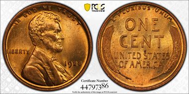 1923 1C MS66RD