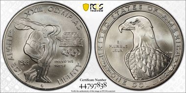 1983-D $1 Olympic MS69