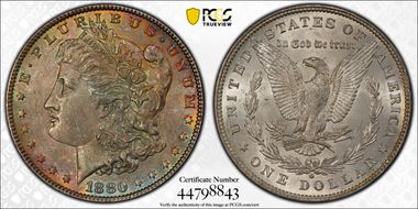 1880-O $1 MS62