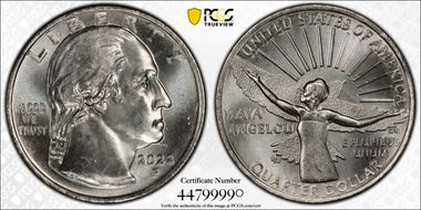 2022-P 25C Maya Angelou First Strike MS64