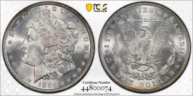 1886 $1 MS65