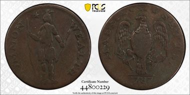 1787 1/2C Massachusetts F12BN