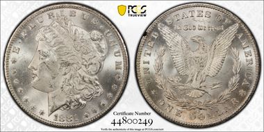 1881-CC $1 GSA Hoard MS62