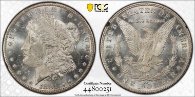 1881-CC $1 GSA Hoard MS62