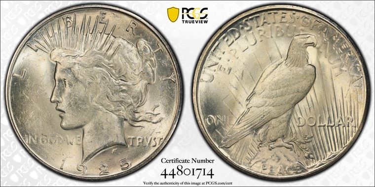 Cert 44801714 - Coin Image